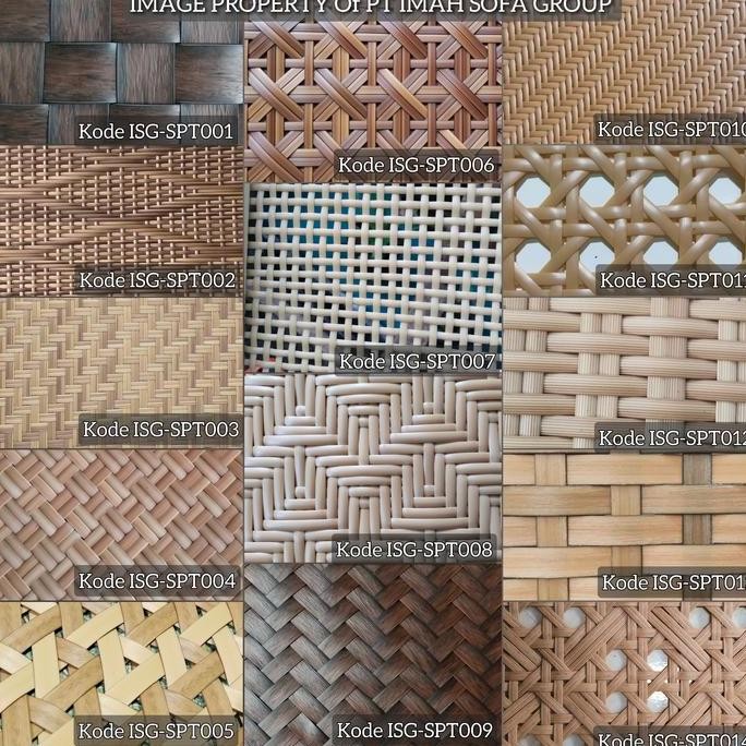 Anyaman Plafon Rotan Sintetis Ceiling Rotan Panel Rotan Sintetis (Req)