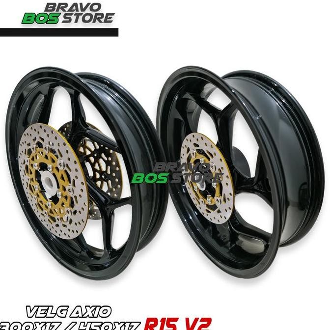 Grosir Velg Axio R15 V2 Dd Tapak Lebar Double Disc Triple Disc