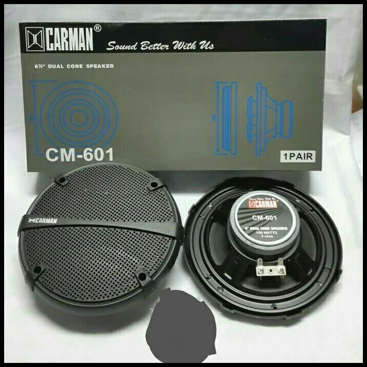 SPEAKER MOBIL SPEAKER PINTU MOBIL 6 1/2 INCH CARMAN CM-601 100 WATT