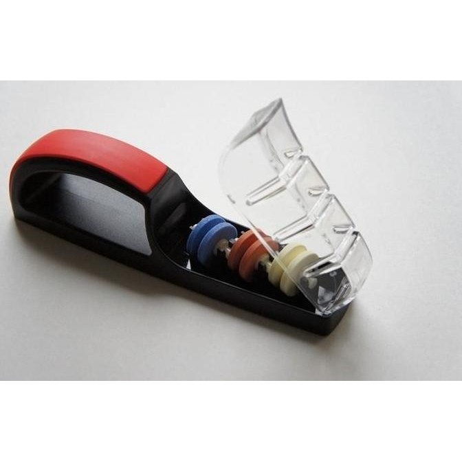 

BEBAS ONGKIR - MinoSharp Plus3 Water Sharpener Global No550/BR Black Red madein japan