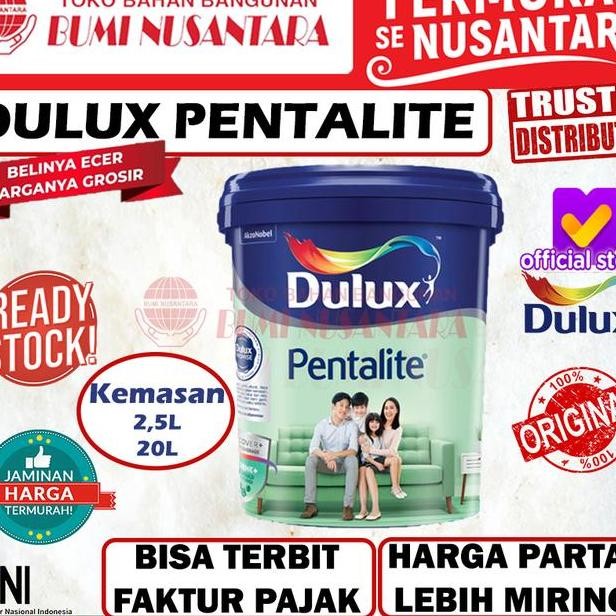Dulux Pentalite Antibac Lliant White 25L 20L Dulux 2290 Cat Dulux
