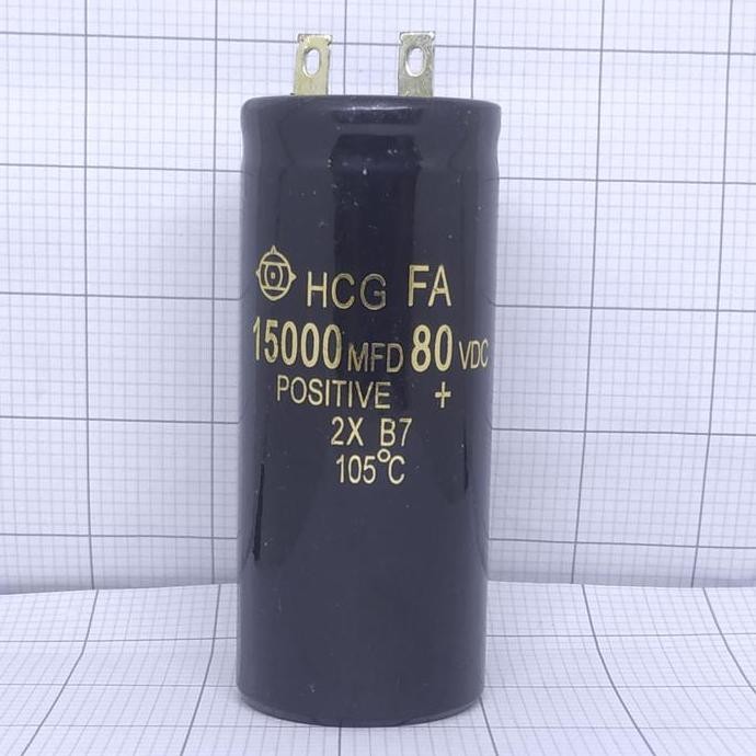 Elco 15000Uf 80V / Kapasitor Elco 15000 80V / Elco 15000 - 80V Hcg Best Quality