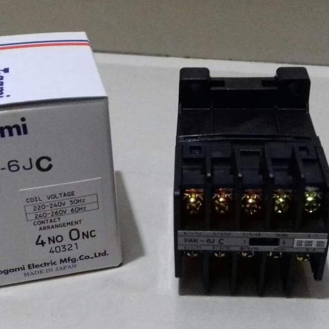 Togami Magnetic Contactor Pak 6Jc / Kontaktor Togami Baru