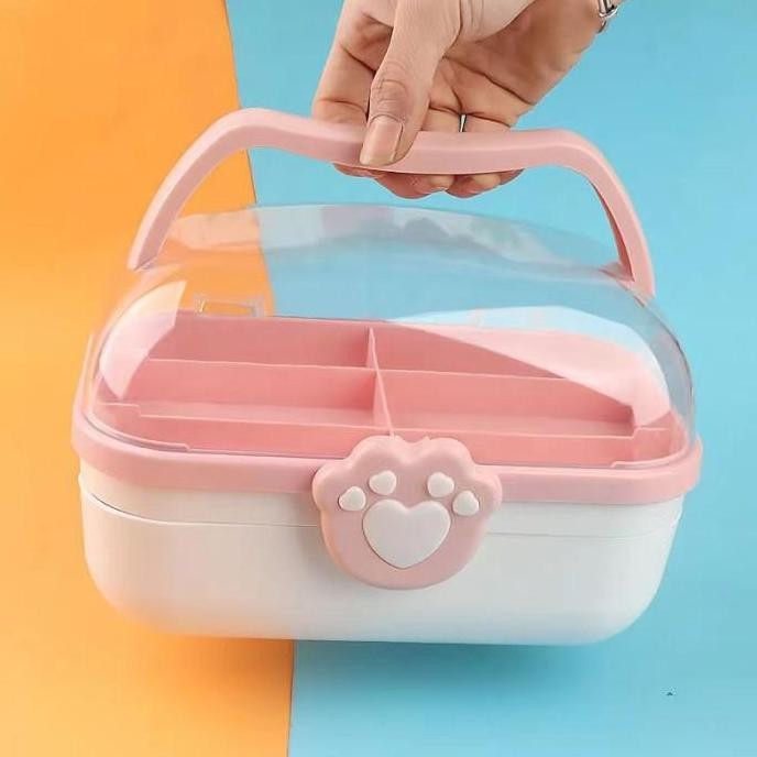 KOTAK PENYIMPANAN JEPIT RAMBUT ANAK AKSESORIS KOSMETIK OBAT P3K KO005