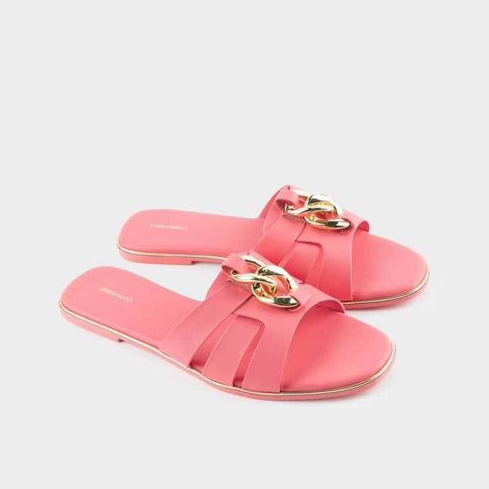 URBAN&CO Sandal Wanita Jesy Slip On Sandals Korean Style Sandal Karet Kasual Jepit Flat TS