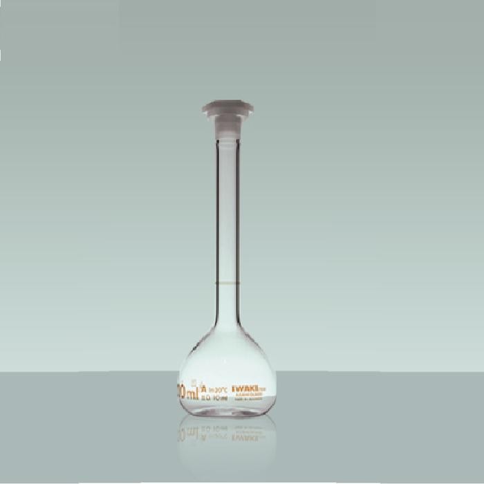 Labu Ukur 10 Ml Labu Takar Volumetric Flask With Stopper Pp Iwaki 5645 Original Dan Terpercaya