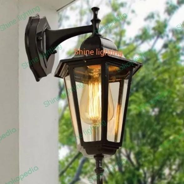 Lampu Dinding Klasik Outdoor Wateroof Teras Tipe Ld1009 As