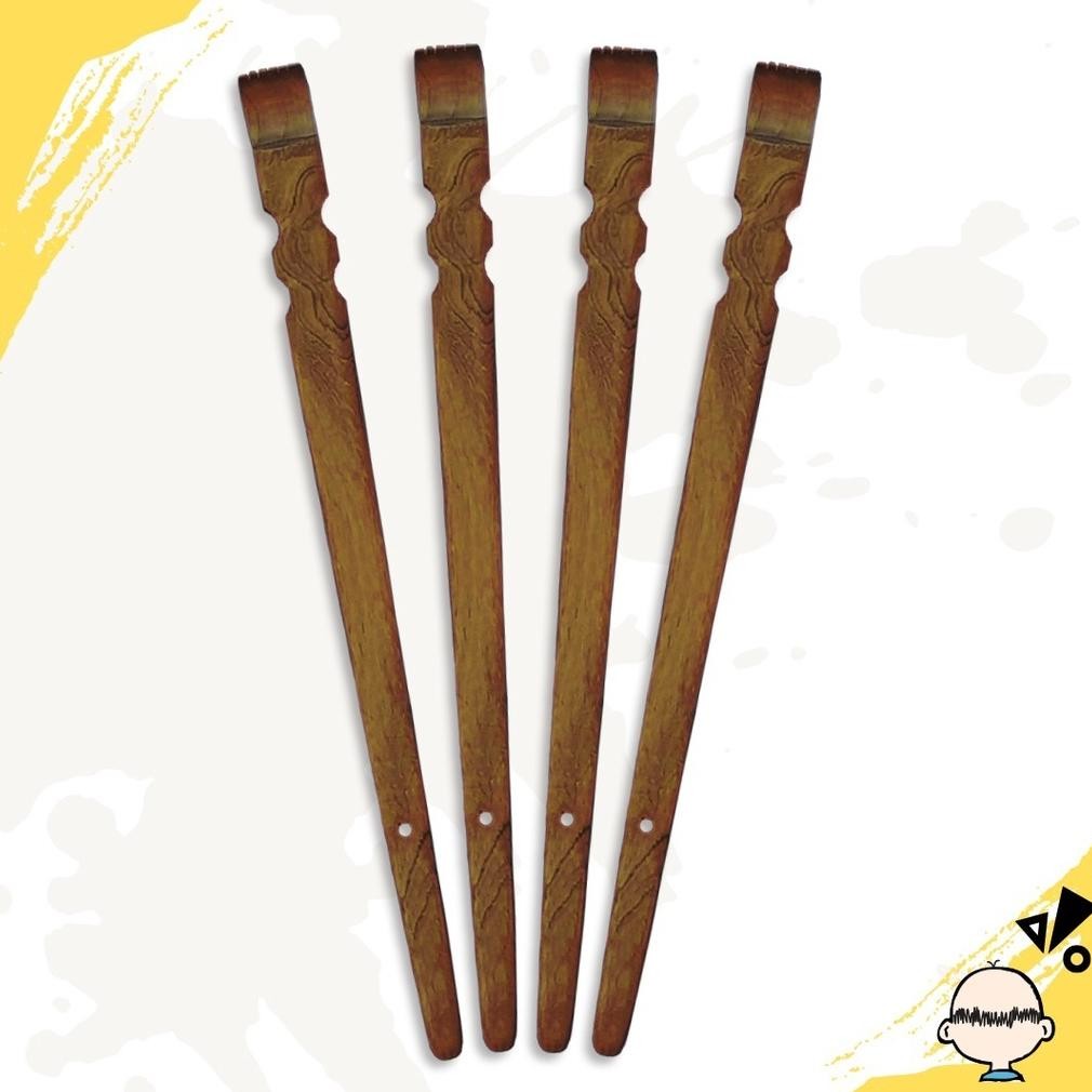 Garukan Punggung Bahan Kayu Jati / Back Scratcher / Pijat Kayu / Penggaruk Punggung Kayu