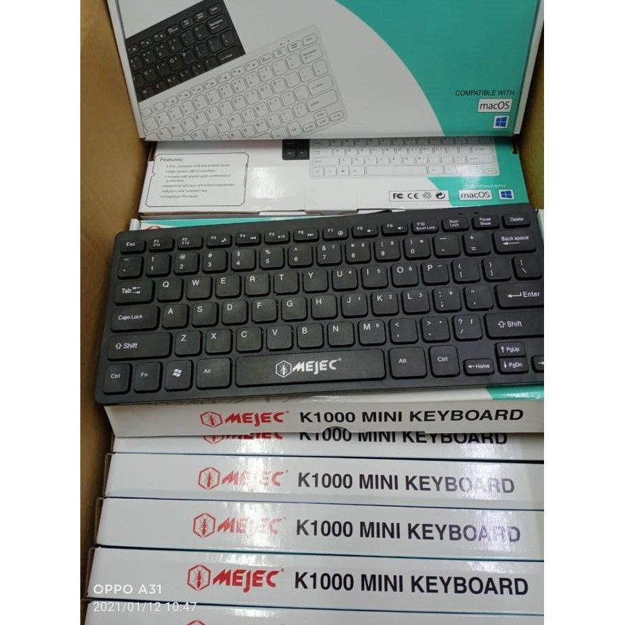 Promo Keyboard Mini Usb K1000 Support Windos And Mac