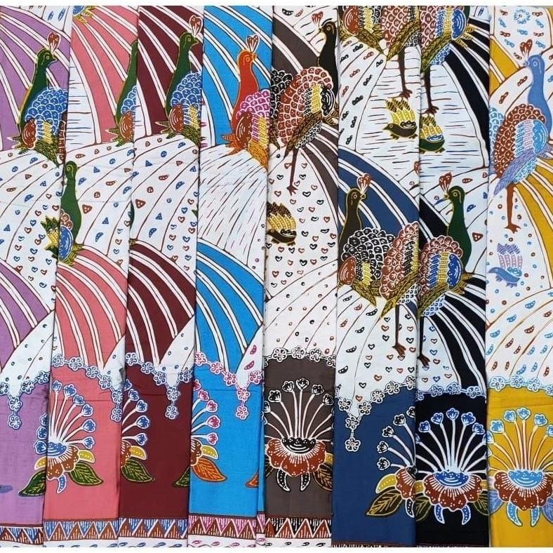 Kain Batik Merak Ngibing Pengantin Katun Premium