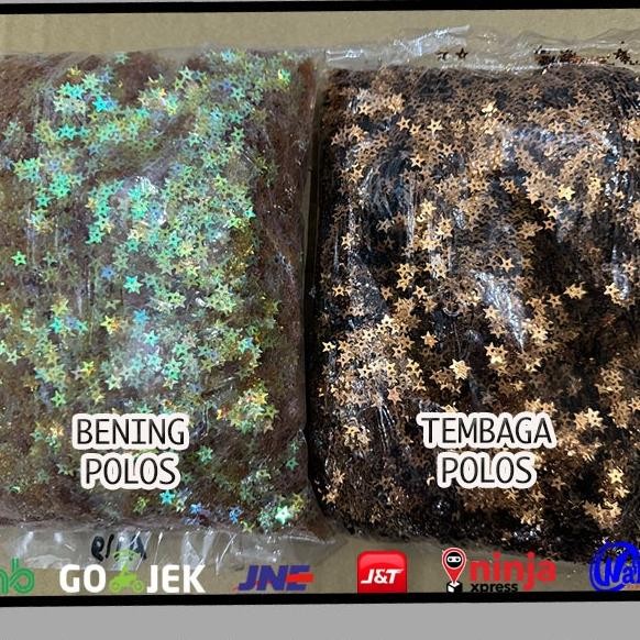 Manik Bintang 5Mm Payet Bintang Polos Payet Bintang Laser 1 Pon