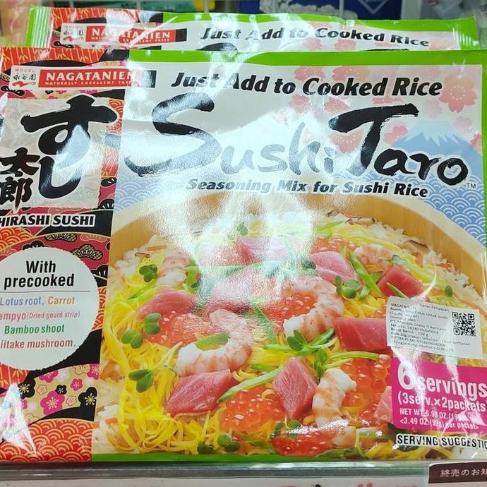 

DISKON! NAGATANIEN SUSHI TARO 4PCS 198G - BUMBU SUSHI IMPOR JEPANG NO MSG