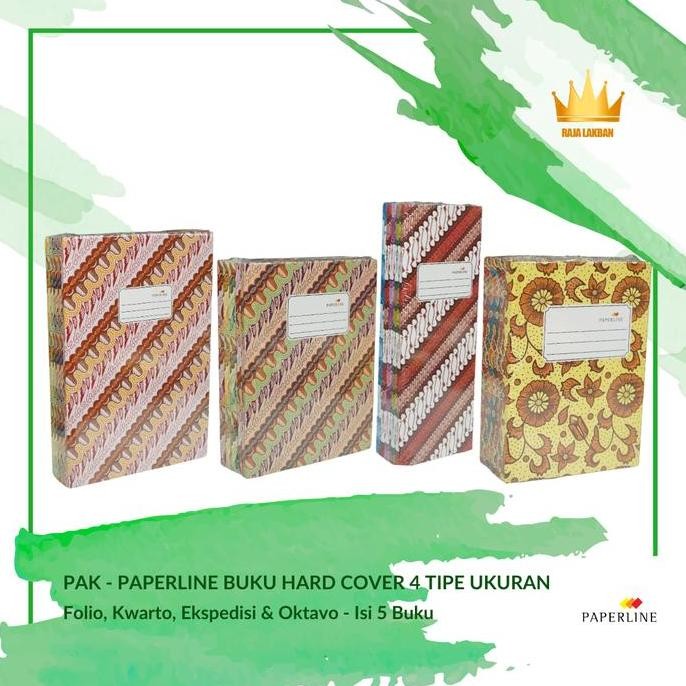 

DISKON! [PAK] BUKU TULIS HARDCOVER PAPERLINE | FOLIO KWARTO EKSPEDISI OKTAVO ISI 100 LEMBAR