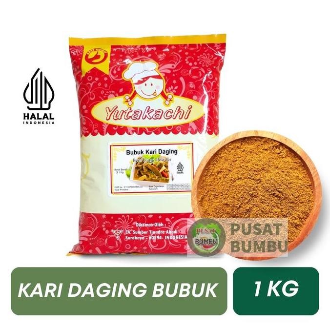 

DISKON! BUMBU KARI DAGING YUTAKACHI 1KG BUBUK KARE DAPUR INSTAN