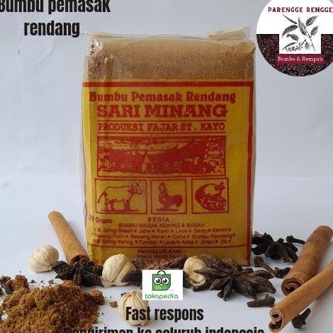 

DISKON! BUMBU PEMASAK RENDANG SARI MINANG 500G - BUMBU RENDANG ASLI PADANG