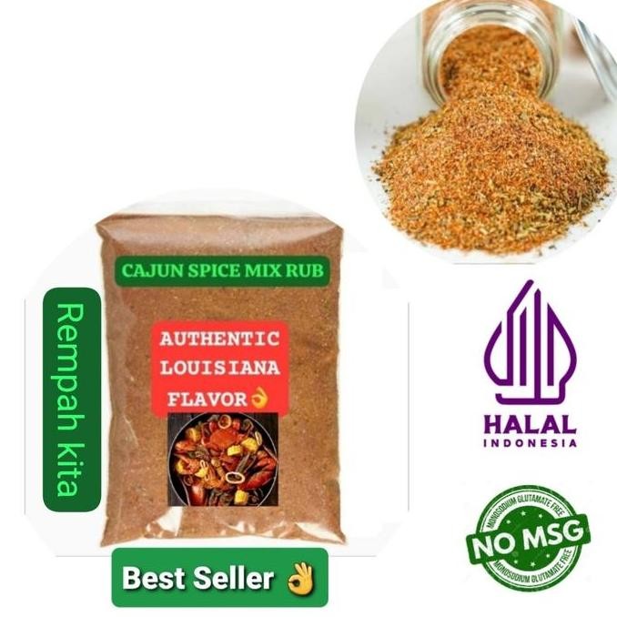 

DISKON! CAJUN SPICE MIX 500G - BUMBU RACIK CAJUN ASLI AMERIKA
