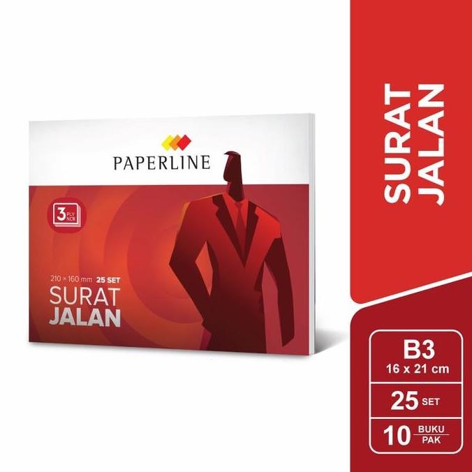 

DISKON! SURAT JALAN PAPERLINE 3 RANGKAP 3 PLY - BON KIRIM HVS
