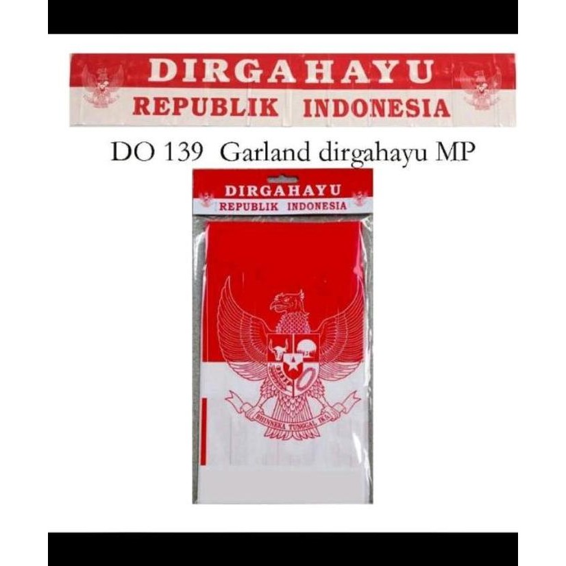 (Allthebest) Rumbai Dirgahayu RI / Banner dirgahayu RI 17agustusan Tebal