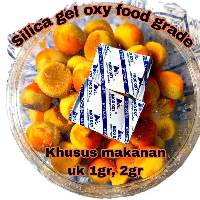 

New Silica Gel Oxy Food Grade 1kg | Silika Khusus Makanan Anti Lembab Grosir Murah