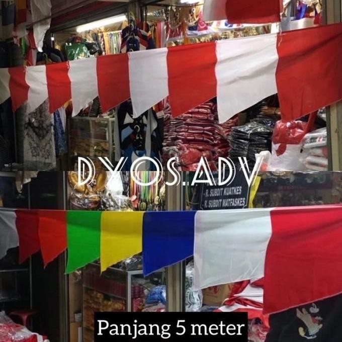 (Allthebest) bendera umbul umbul merah putih 5 meter