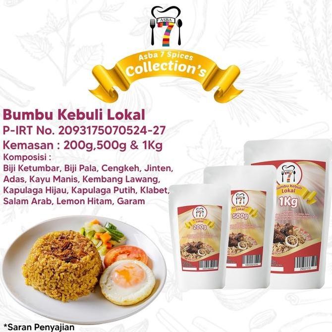 

DISKON! ASBA BUMBU KEBULI LK 500GR SIAP MASAK UNTUK NASI ARAB