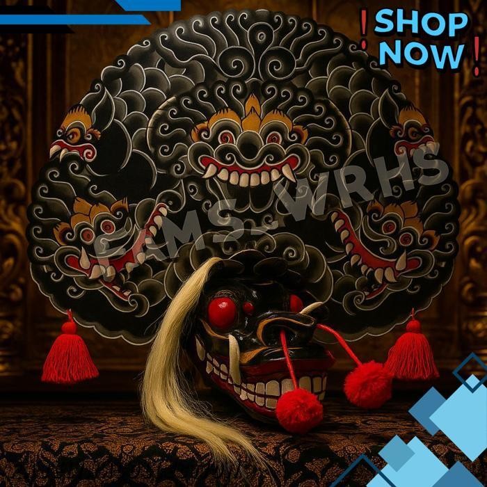 Barongan Telon Vip Ukuran 22 Full Kayu Barongan Caplokan Kayu Jaranan