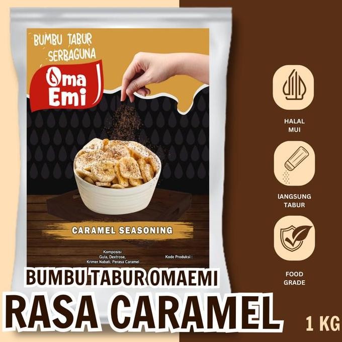 

DISKON! BUMBU TABUR CARAMEL FOOD GRADE 1KG UNTUK SNACK, POPCORN, DAN CAMILAN