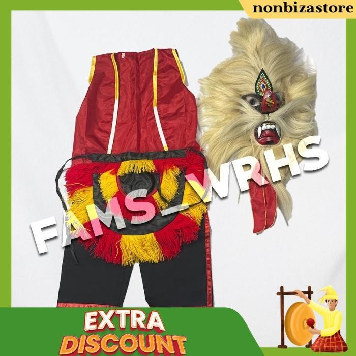 Baju Setelan Ganongan Anak Dewasa Celana Rompi Ganongan Dan Jaranan New