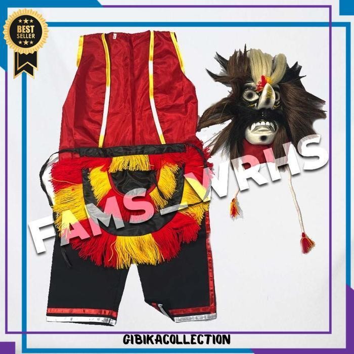 Baju Setelan Ganongan Anak Dewasa Celana Rompi Ganongan Dan Jaranan Promo