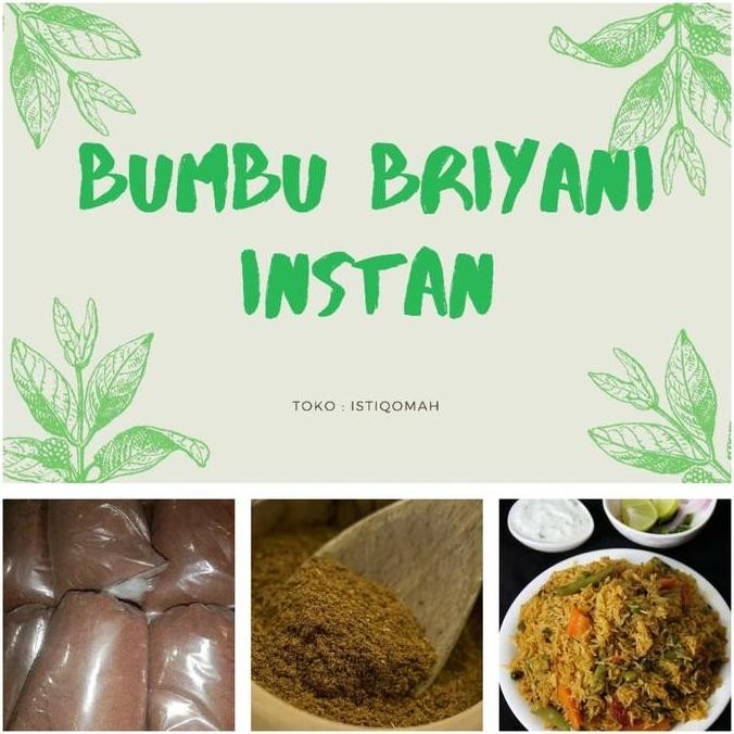 

DISKON! BUMBU NASI BRIYANI 1KG SIAP MASAK RASA KHAS TIMUR TENGAH