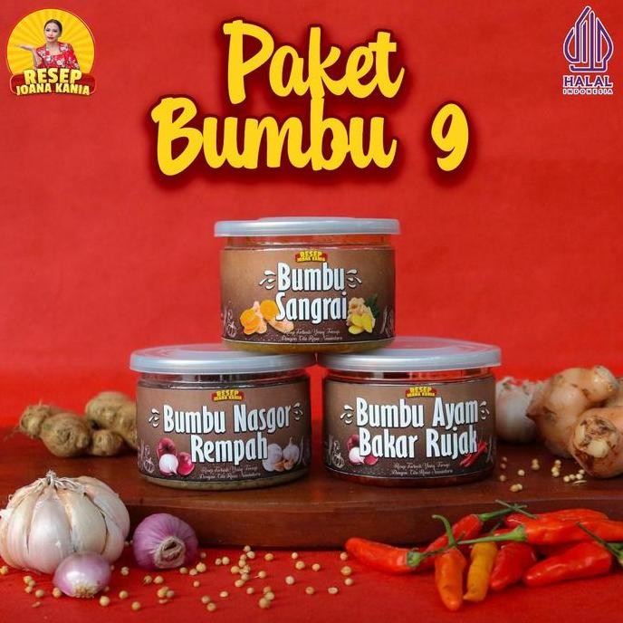 

DISKON! PAKET HEMAT 9 BUMBU RESEPJOANAKANIA - 3 VARIAN BUMBU MASAK PRAKTIS