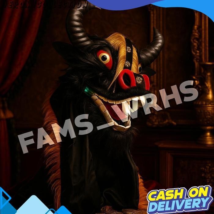 Bantengan Anak Bantengan Mangap Spons Topeng Bantengan Kerbau Murah