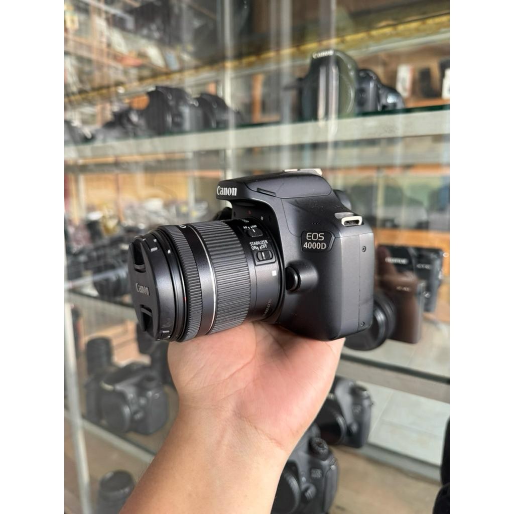 Sv [Kamera Dslr] Canon Eos 4000D Black Mulus Second Bergaransi Original