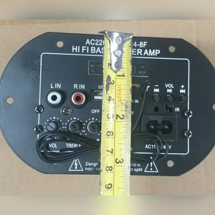 kit modul amplifier power hifi bass bluetooth ac dc