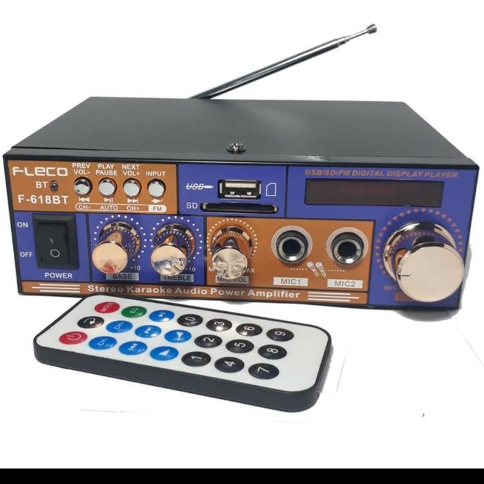 Amplifier Fleco F-618BT - Ampli Bluetooth Fleco 618BT Ampli Bultut