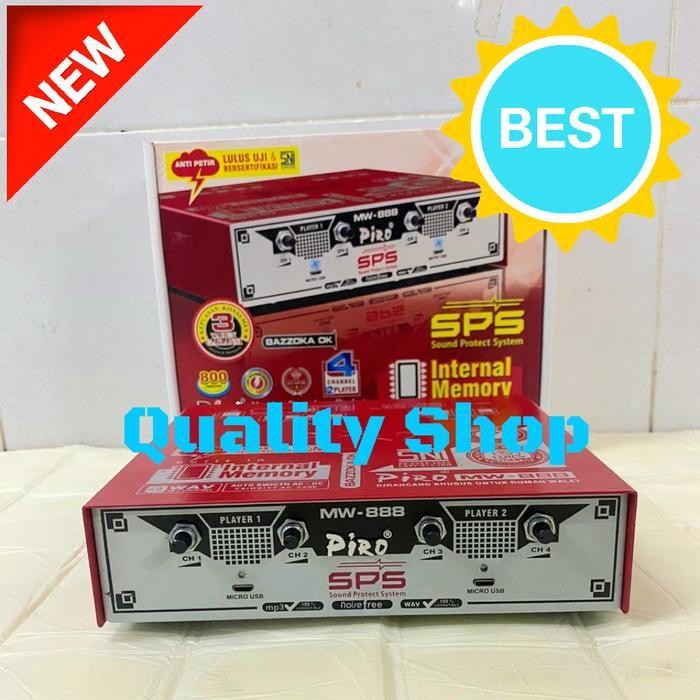 Piro Mw888 Ampli Walet Piro Mw-888 Sudah Ada 2 Suara Original