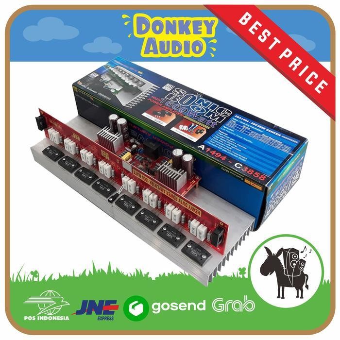 KIT POWER AMPLIFIER AMPLI MONO SONIC BOOM 1600W SANKEN ORIGINAL BGR