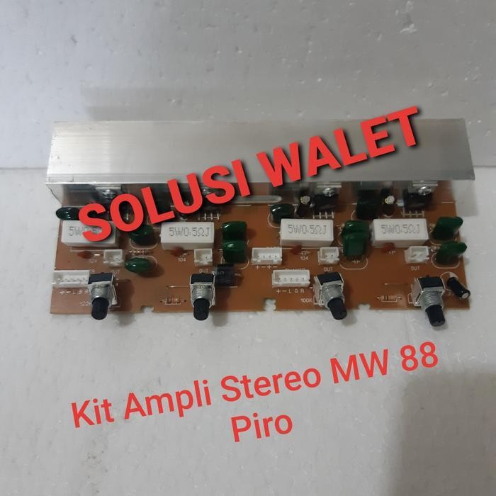 Kit Ampli Stereo untuk MW 88 Piro Original