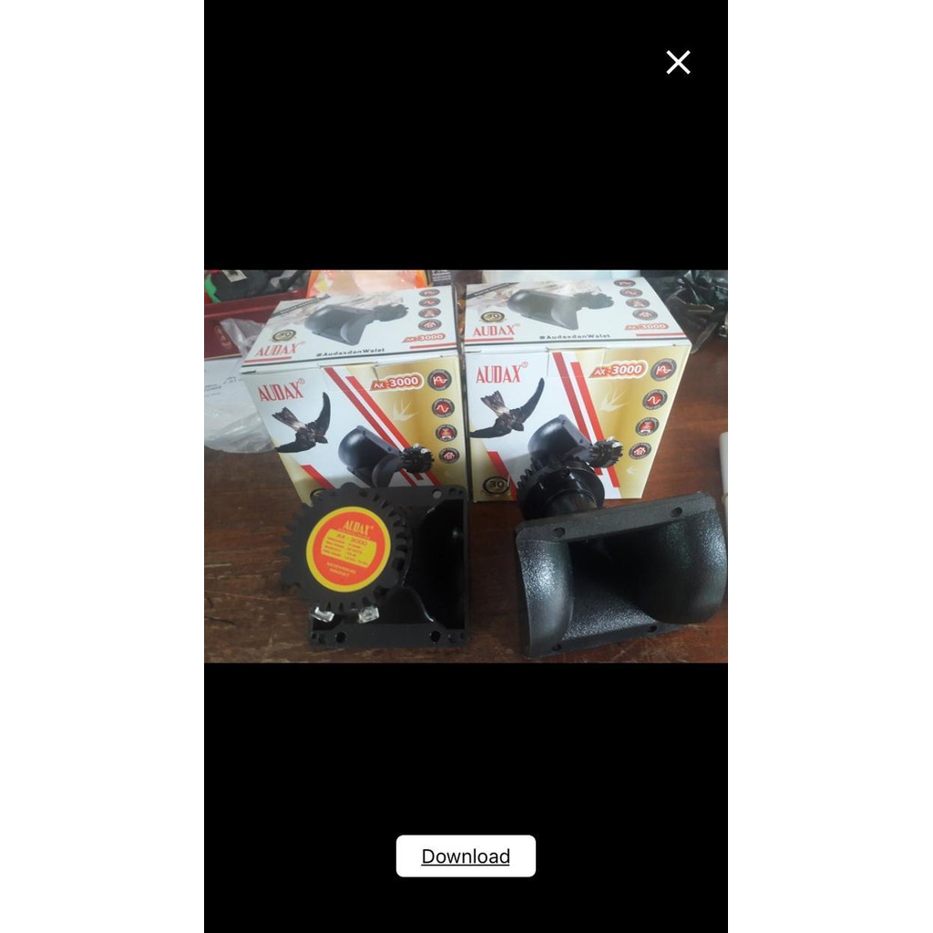Audax ax 3000 tweeter panggil magnet neodymium