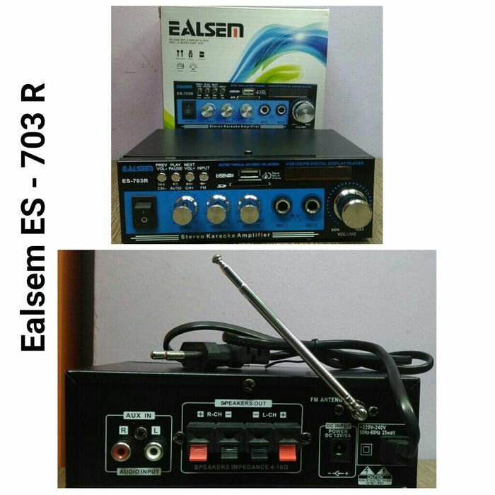 Amplifier Mini Ealsem ES 703 R USB/SD/FM ampli mini Ealsem bisa pakai