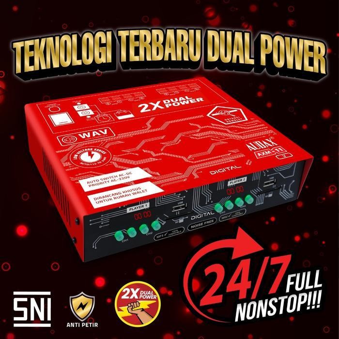 amplifier mesin walet AUDAX AXM11 / AXM 11 versi terbaru