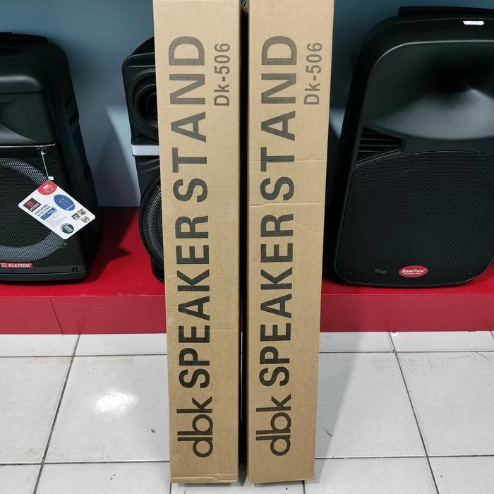 STAND ( TRIPOT ) SPEAKER DBK HARGA SATUAN MURAH BAGUS ..