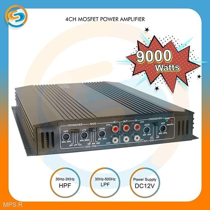 POWER AMPLIFIER MOSFET 4 CHANNEL POWER AMPLI MOBIL 4CH MPS R