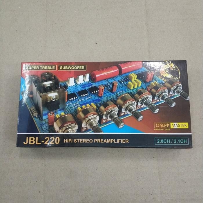 Kit HIFI Stereo Tone Control Super Treble+subwoofer JBL-220