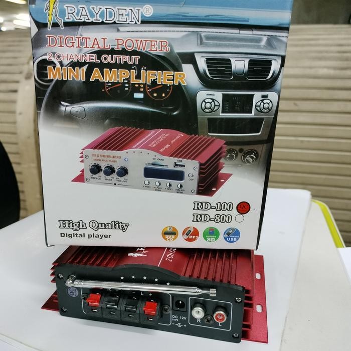Mini Amplifier Car amplifier USB FM radio
