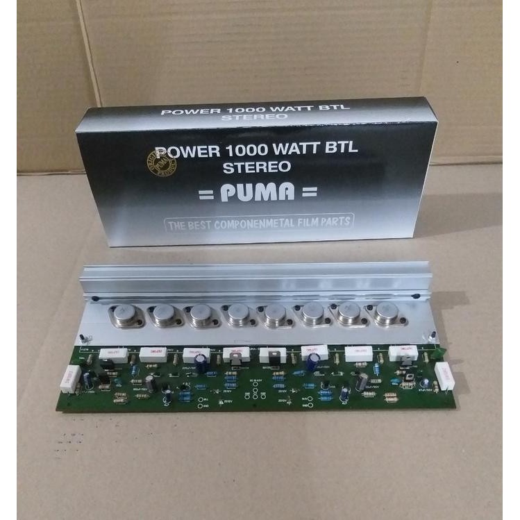 KIT POWER AMPLIFIER 1000 WATT STEREO TR 2N3055/ MJ2955 ST ASLI PUMA PRODUCT