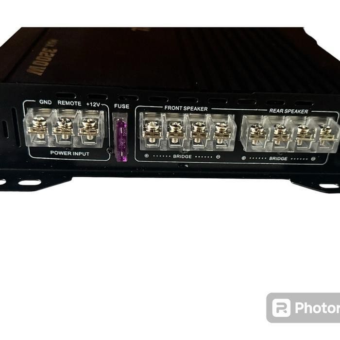 Power VINTAGE AV- 4.75 MKII new series vintage 4 channel mosfet hitam Amplifier