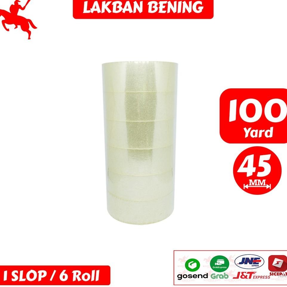 

Lakban Opp Tape Lakban Bening Ksatria Tape 100 Yard 1 Slop