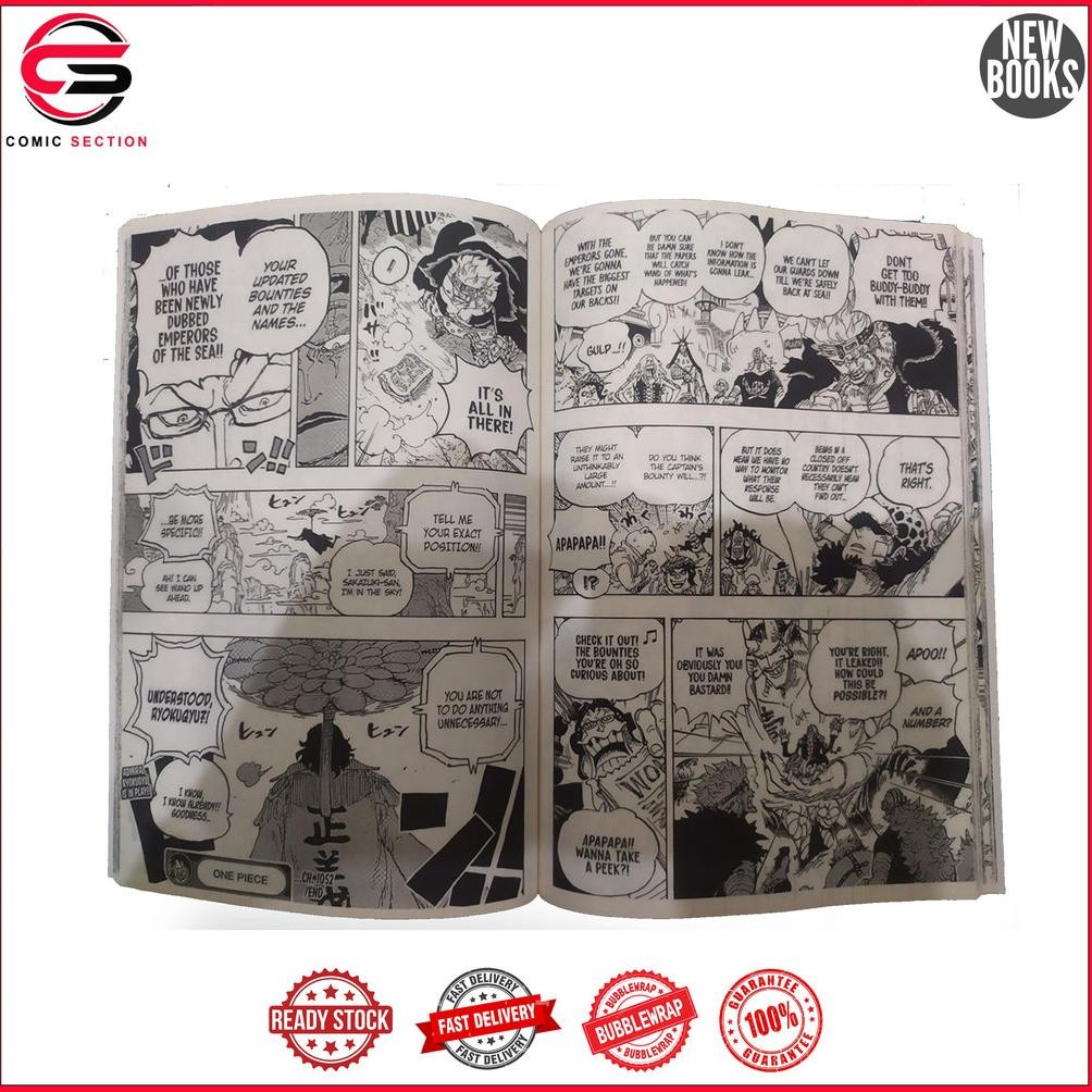 Lij-56 One Piece Manga, Vol.1-100 (English Version)