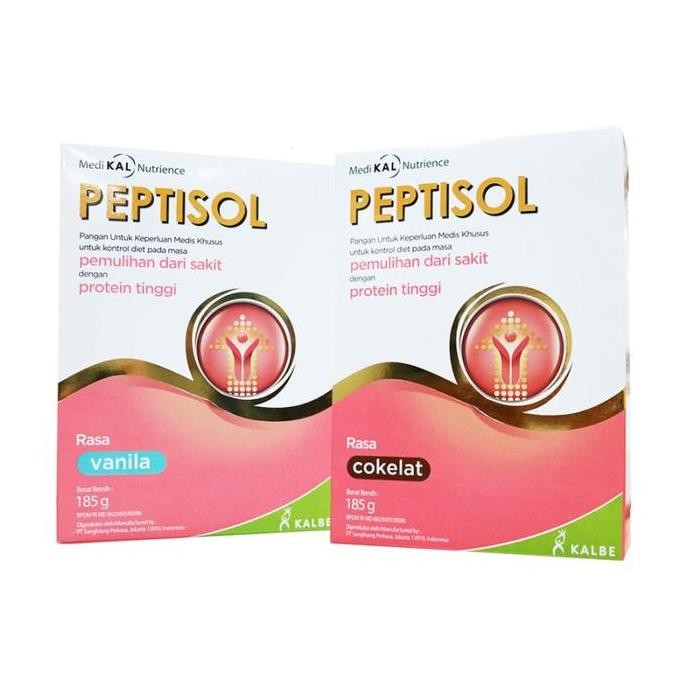 

PEPTISOL VANILA COKLAT. Nutrisi Tinggi Protein Pasca Sakit, Ibu Hamil LM